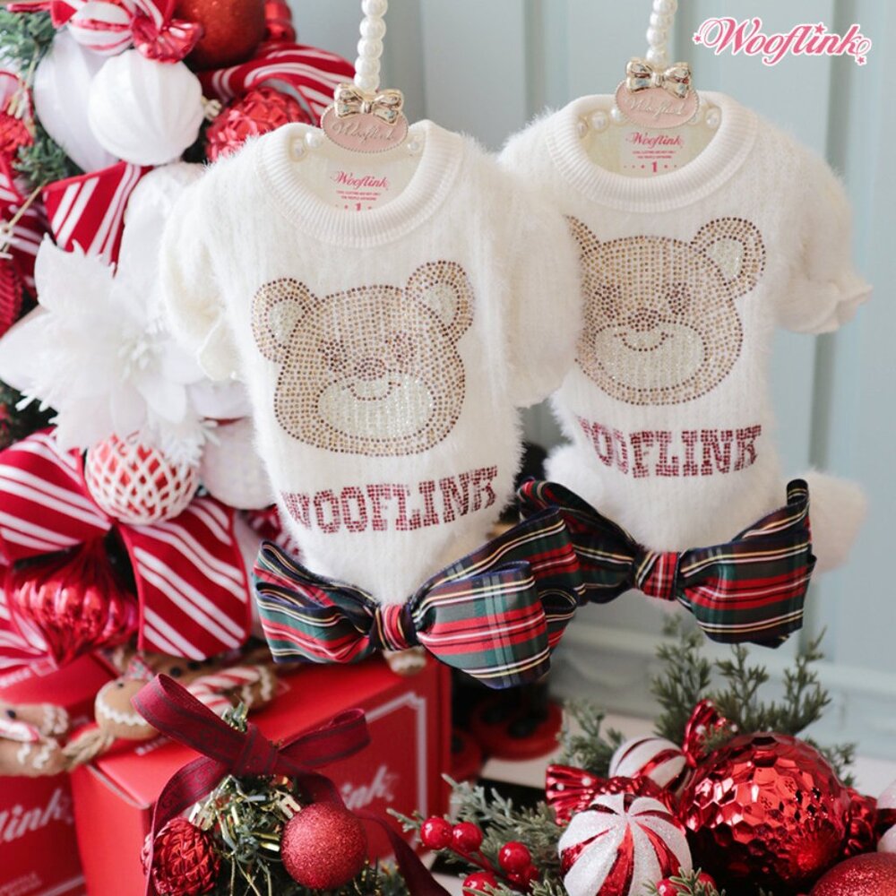 Holiday Teddy Pjs by Wooflink - SIZE 5